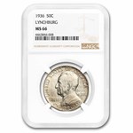 1936 Lynchburg Sesquicentennial Half Dollar MS-66 NGC