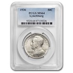 1936 Lynchburg Sesquicentennial Half MS-64 PCGS