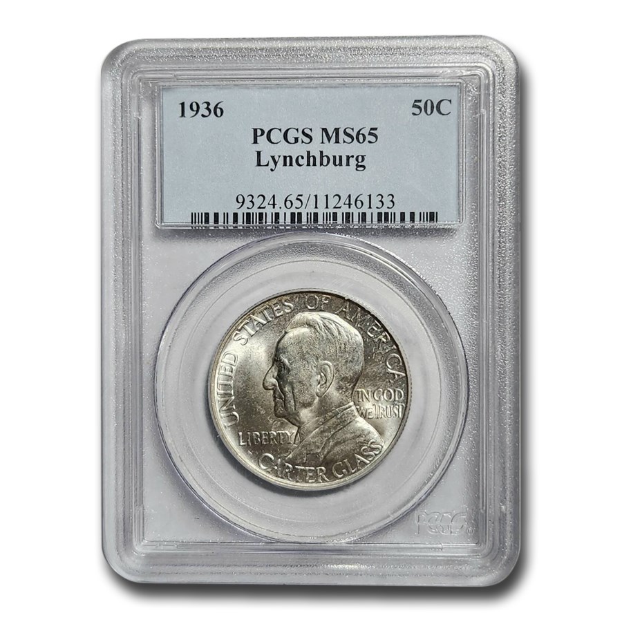 1936 Lynchburg Sesquicentennial Half MS-65 PCGS