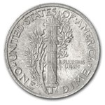 1936 Mercury Dime AU