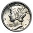 1936 Mercury Dime BU