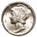 1936 Mercury Dime MS-66 PCGS (FB)
