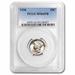 1936 Mercury Dime MS-66 PCGS (FB)