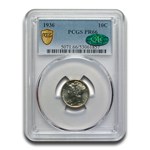 1936 Mercury Dime PR-66 PCGS CAC