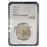 1936 Norfolk Half Dollar Commem MS-66 NGC
