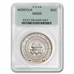 1936 Norfolk Half Dollar MS-66 PCGS