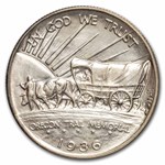 1936 Oregon Trail Commem ANACS Photograde MS-63 (Plastic Case)