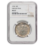 1936 Oregon Trail Commemorative Half Dollar MS-67 NGC