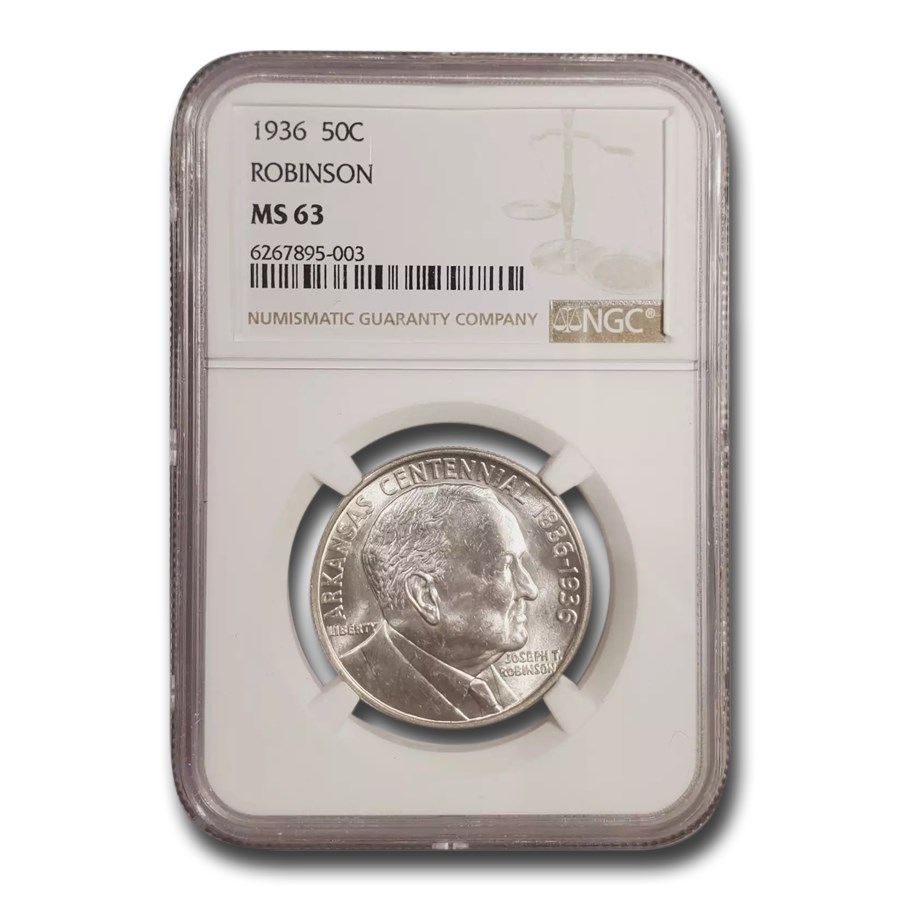 1936 Robinson-Arkansas Half Dollar MS-63 NGC