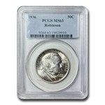 1936 Robinson-Arkansas Half Dollar MS-63 PCGS