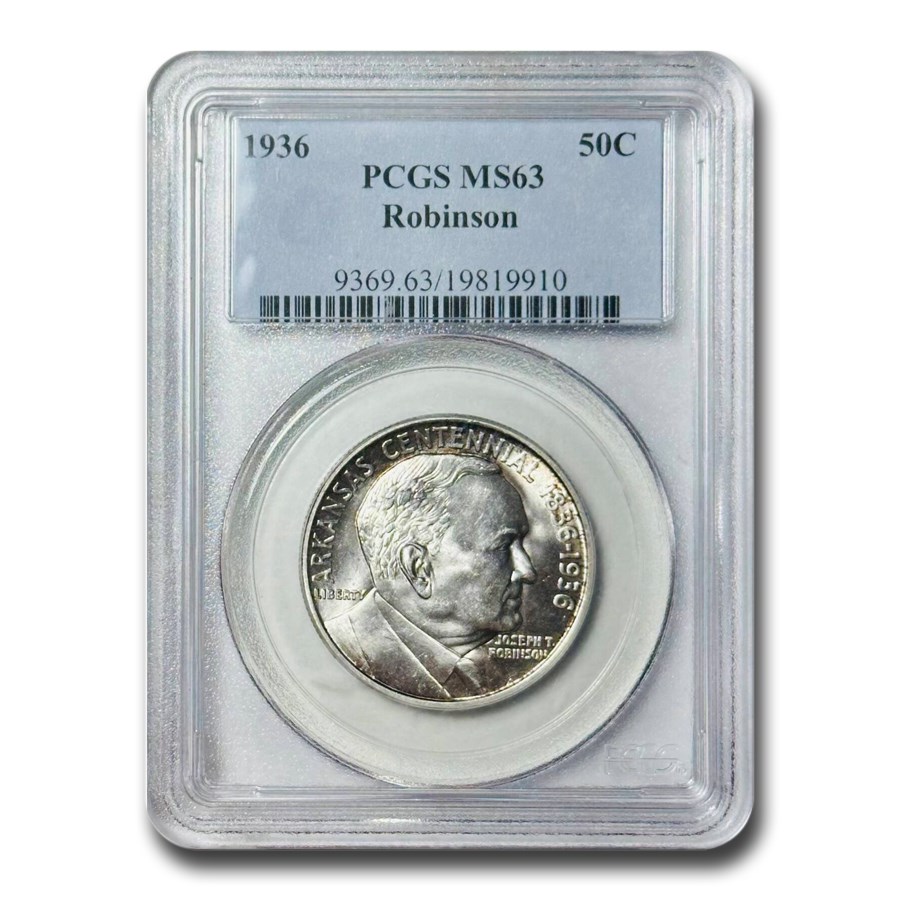 1936 Robinson-Arkansas Half Dollar MS-63 PCGS
