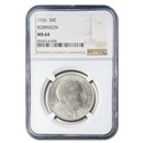 1936 Robinson-Arkansas Half Dollar MS-64 NGC