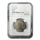 1936 Robinson-Arkansas Half Dollar MS-67 NGC