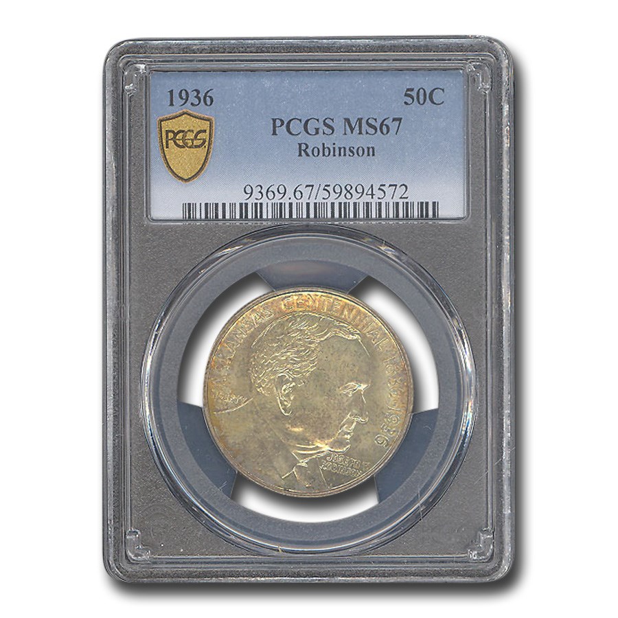 1936 Robinson-Arkansas Half Dollar MS-67 PCGS