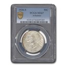 1936-S Arkansas Centennial Commemorative Half Dollar MS-67 PCGS