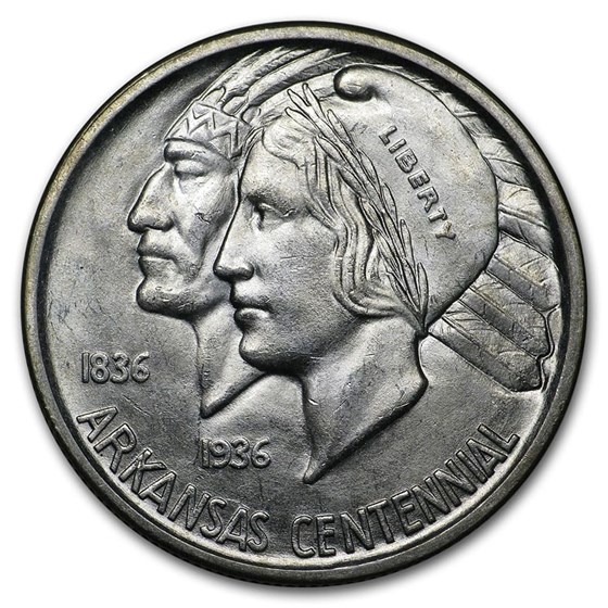 1936-S Arkansas Centennial Half Dollar Commemorative BU 1936-S Arkansas Centennial Half Dollar Commemorative BU