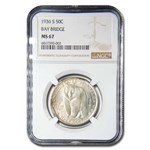1936-S Bay Bridge Half Dollar Commem MS-67 NGC