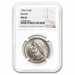 1936-S Boone Half Dollar Commem MS-65 NGC