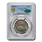 1936-S Boone Half Dollar Commem MS-67 PCGS CAC