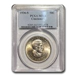 1936-S Cincinnati Half Dollar Commem MS-64 PCGS