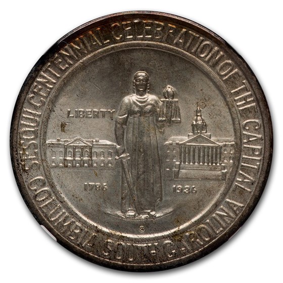 1936-S Columbia Half Dollar MS-67+ NGC