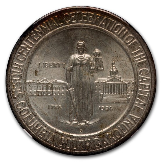1936-S Columbia Half Dollar MS-67+ NGC 1936-S Columbia Half Dollar MS-67+ NGC