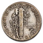 1936-S Mercury Dime Fine/VF
