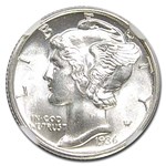 1936-S Mercury Dime MS-67 NGC (FB)