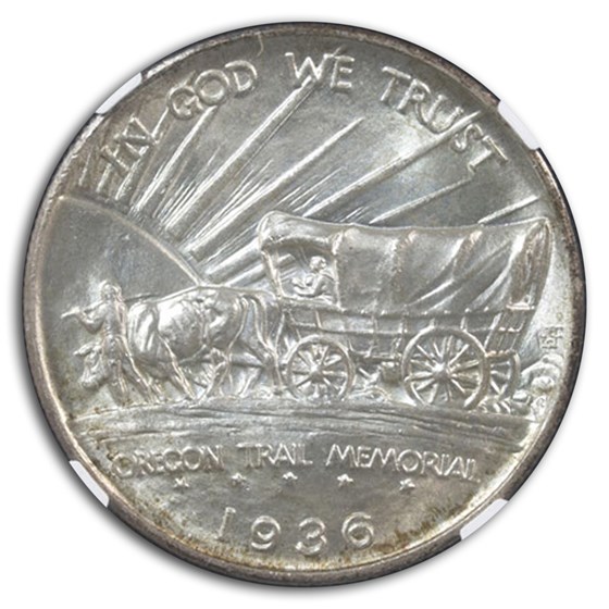 Buy 1936-S Oregon Trail Commemorative Half Dollar MS-67+ NGC CAC | APMEX
