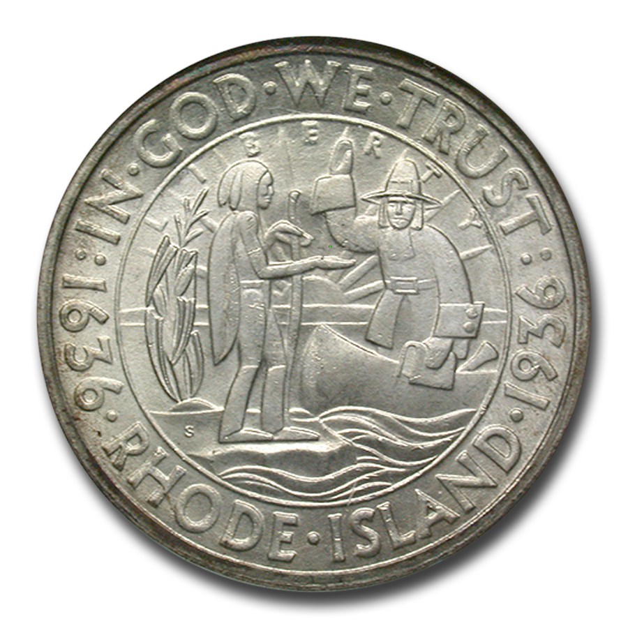 1936-S Rhode Island Half Dollar MS-66 NGC