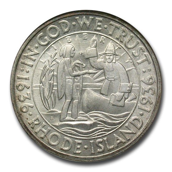 1936-S Rhode Island Half Dollar MS-66 NGC 1936-S Rhode Island Half Dollar MS-66 NGC