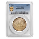 1936-S Rhode Island Half Dollar MS-67 PCGS
