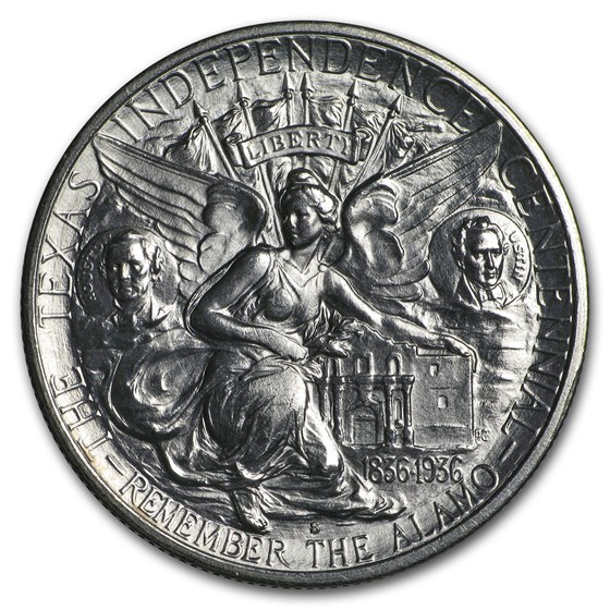 1936-S Texas Independence Centennial Half BU 1936-S Texas Independence Centennial Half BU