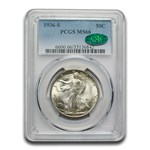 1936-S Walking Liberty Half Dollar MS-66 PCGS CAC