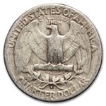 1936-S Washington Quarter 40-Coin Roll Avg Circ