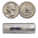 1936-S Washington Quarter 40-Coin Roll Avg Circ