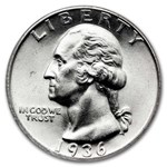 1936-S Washington Quarter MS-65 PCGS