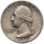 1936-S Washington Quarter XF