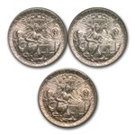 1936 Texas Centennial 3-Coin Commem Half Set MS-66 PCGS