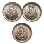 1936 Texas Centennial 3-Coin Commem Half Set MS-66 PCGS