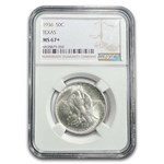 1936 Texas Centennial Commemorative Half Dollar MS-67+ NGC