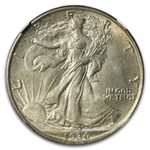 1936 Walking Liberty Half Dollar MS-65 NGC (Toned)