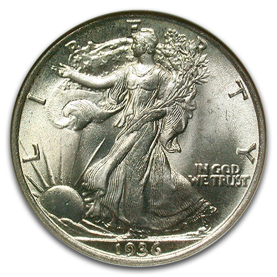 1936 Walking Liberty Half Dollar MS-65 NGC