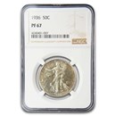 1936 Walking Liberty Half Dollar PF-67 NGC