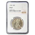 1936 Walking Liberty Half Dollar PF-67 NGC