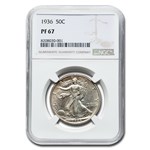 1936 Walking Liberty Half Dollar PF-67 NGC