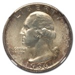 1936 Washington Quarter MS-67 NGC