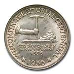 1936 Wisconsin Half Dollar Centennial MS-65 NGC