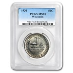 1936 Wisconsin Half MS-65 PCGS