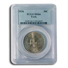 1936 York County, Maine Tercentenary Half Dollar MS-66 PCGS